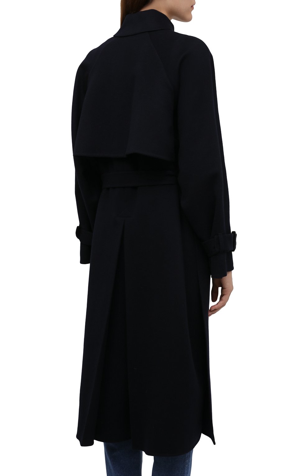 Кашемировое пальто LORO PIANA темно-синего цвета по цене 592000 руб., арт. FAM0836, фото 4 Кашемировое пальто LORO PIANA, арт. FAM0836, фото 4