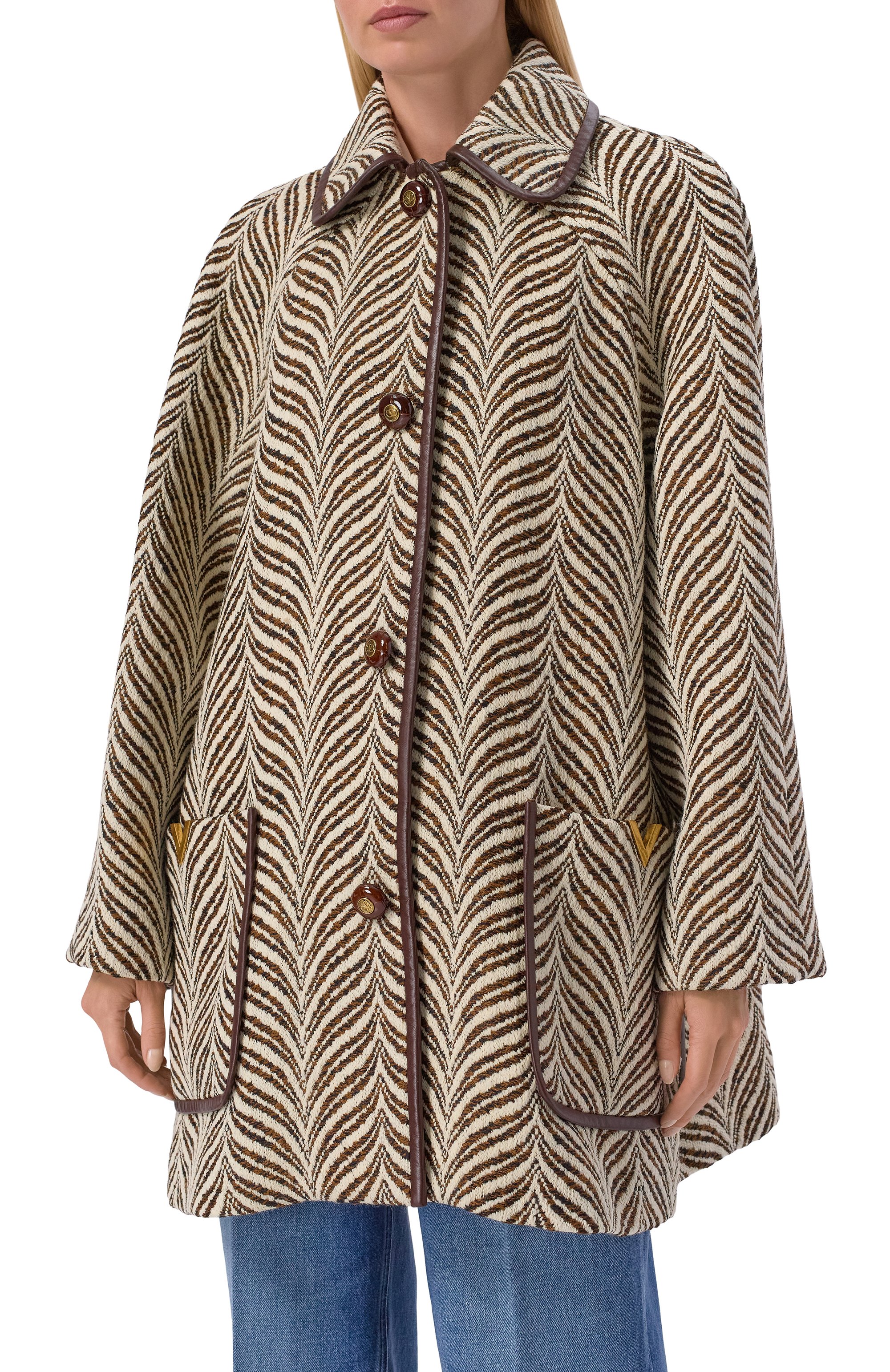 Шерстяное пальто VALENTINO, арт. 8B3CJ3Z7/9RF, фото 3