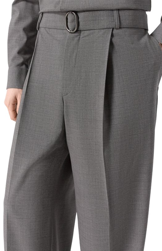 Шерстяные брюки Emporio Armani EM004768/TE19332 Серый  EM004768/TE19332 Фото 5