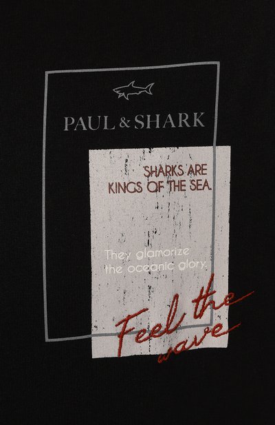 Хлопковая футболка PAUL&SHARK, арт. 14311654, фото 5