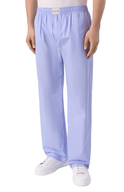 Хлопковые домашние брюки SPORTY AND RICH, арт. PA07876243ST02/M, фото 3