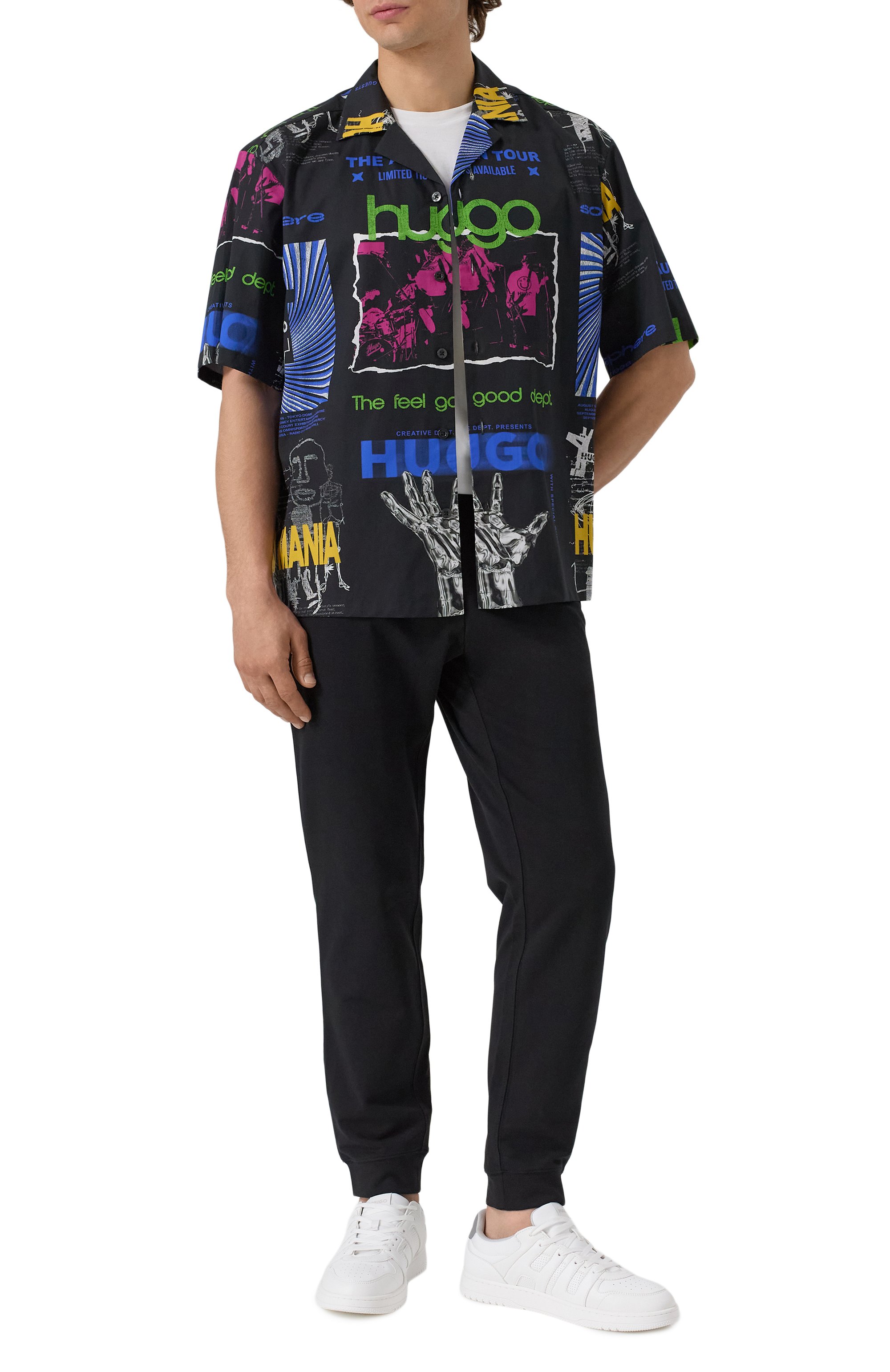 Хлопковая рубашка HUGO BLUE, арт. 50545357, фото 2