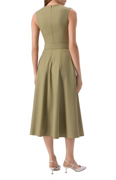 Шерстяное платье OLOLOL хаки цвета по цене 85000 руб., арт. OLD294B/2105.506/S25, фото 4 Шерстяное платье OLOLOL, арт. OLD294B/2105.506/S25, фото 4