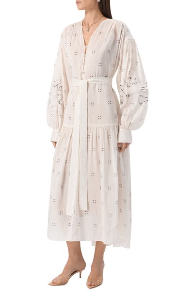 Платье изо льна и шелка AKHMADULLINA, арт. 1125.5D120/L001, фото 3