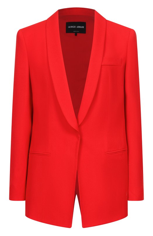 Шерстяной жакет Giorgio Armani GW002455/TE13592 Красный GW002455/TE13592