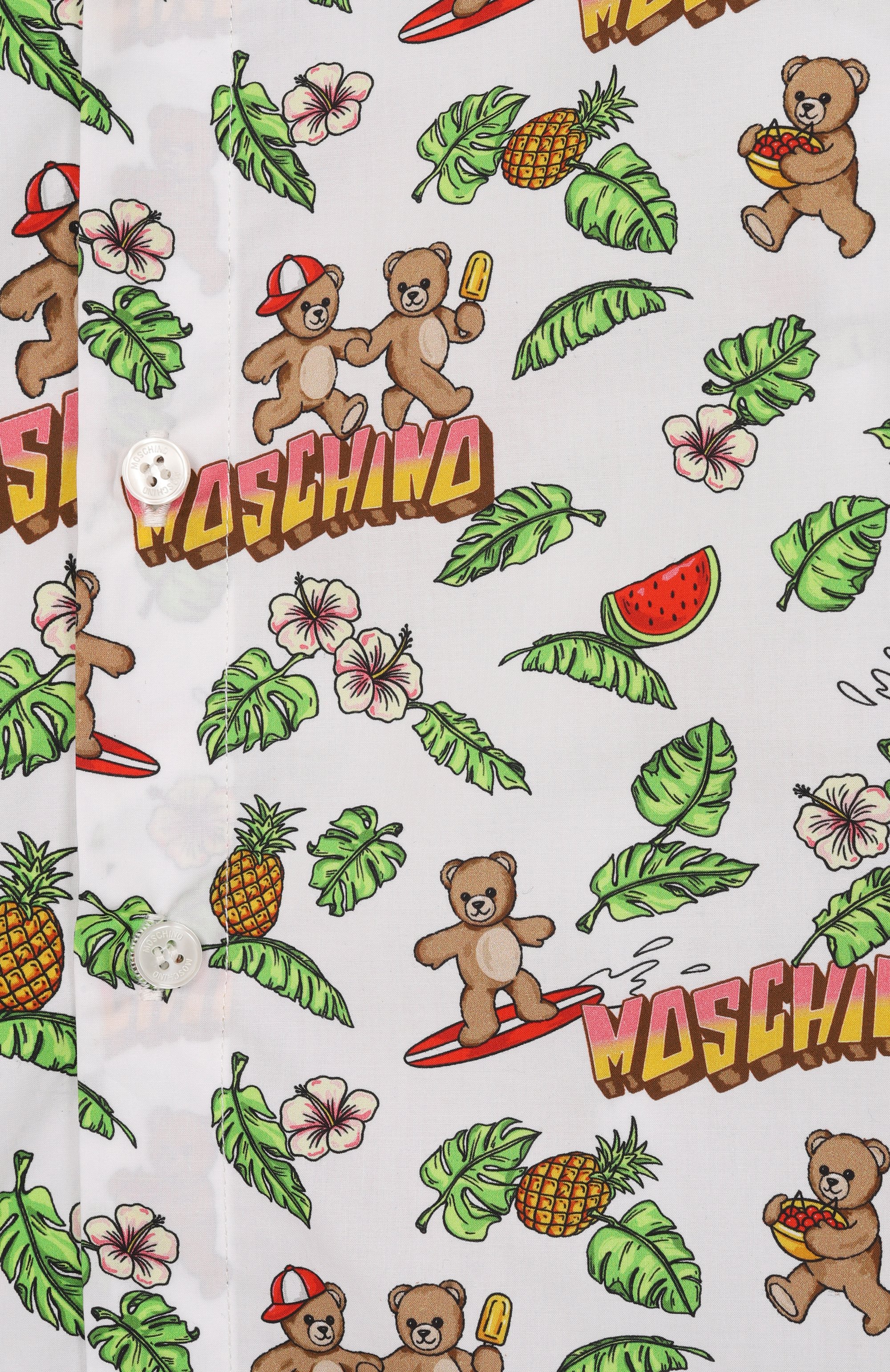 Хлопковая рубашка MOSCHINO, арт. HUC01X/LLB65_001, фото 3