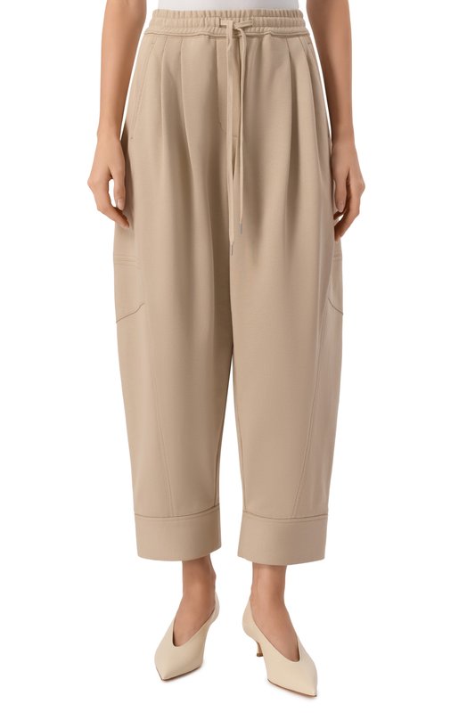 Хлопковые брюки 3.1 Phillip Lim P251-51321UFT Бежевый  P251-51321UFT Фото 3