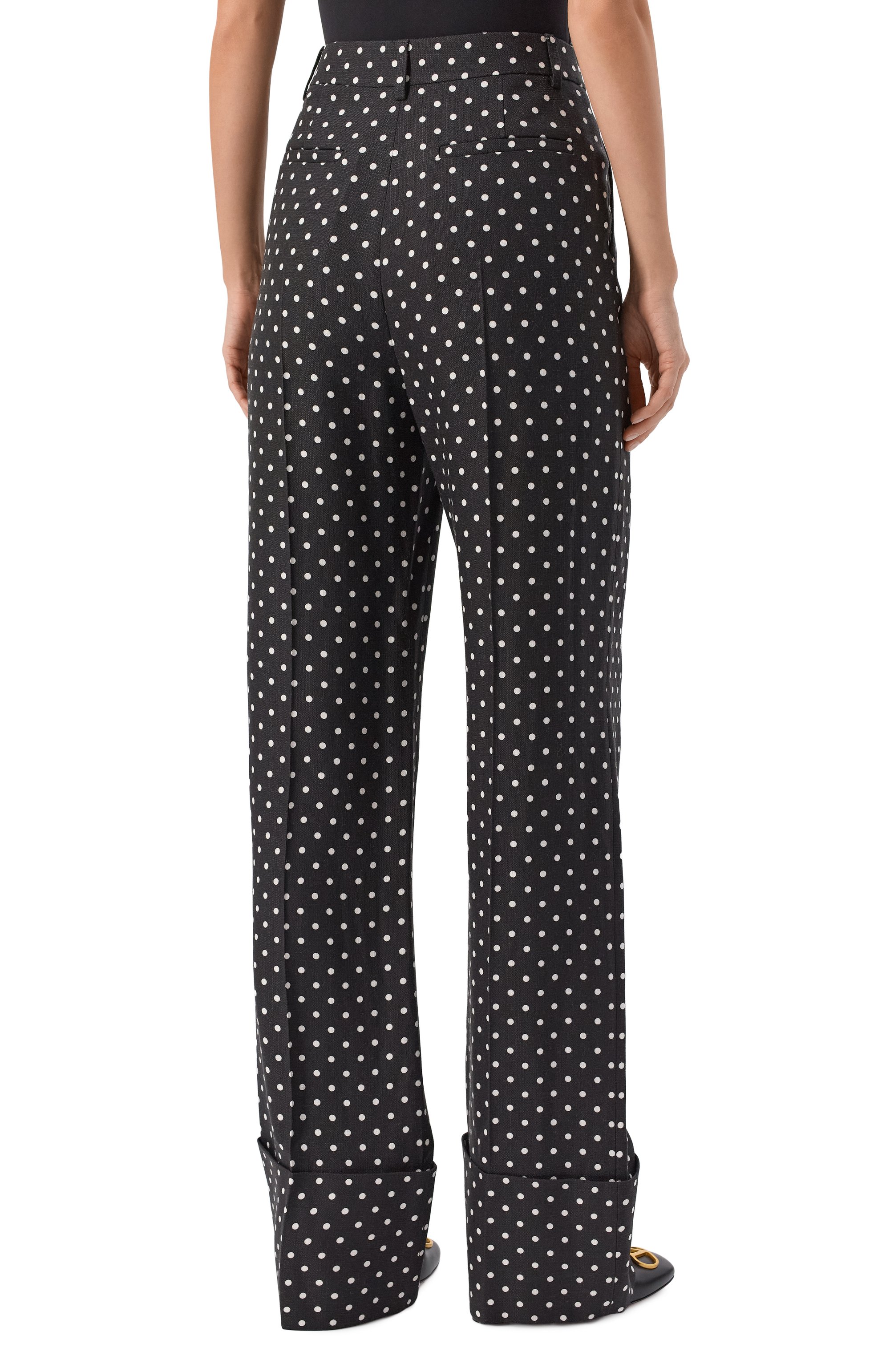 Брюки из вискозы VALENTINO, арт. 6B0RB6F0/98S, фото 4