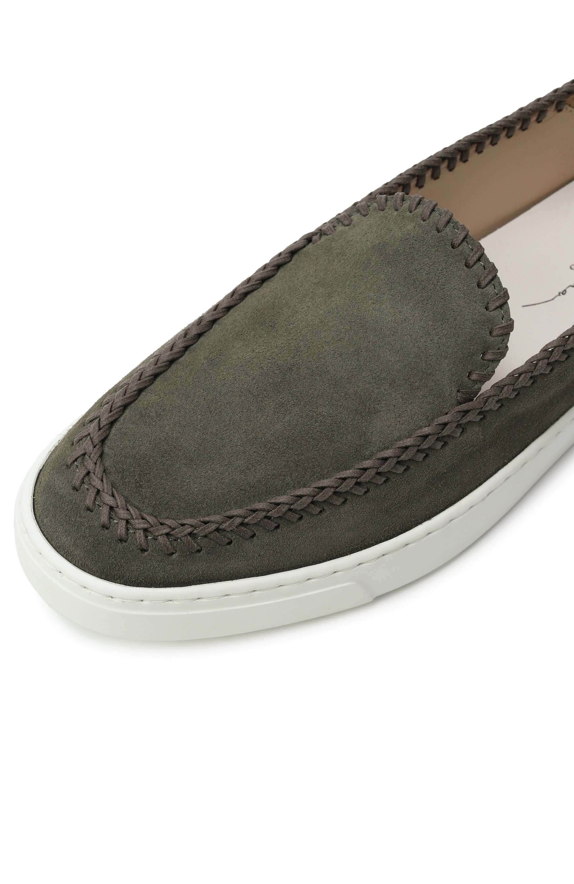 Замшевые лоферы galleria 3 GIORGIO ARMANI, арт. X1Y004/XF738, фото 7