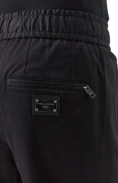 Хлопковые брюки DOLCE & GABBANA, арт. GVZAET/FUFJR, фото 5