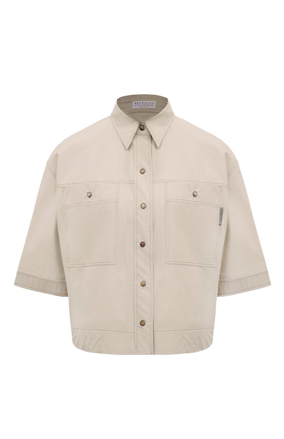 Хлопковая рубашка BRUNELLO CUCINELLI, арт. ML949B1348, фото 1