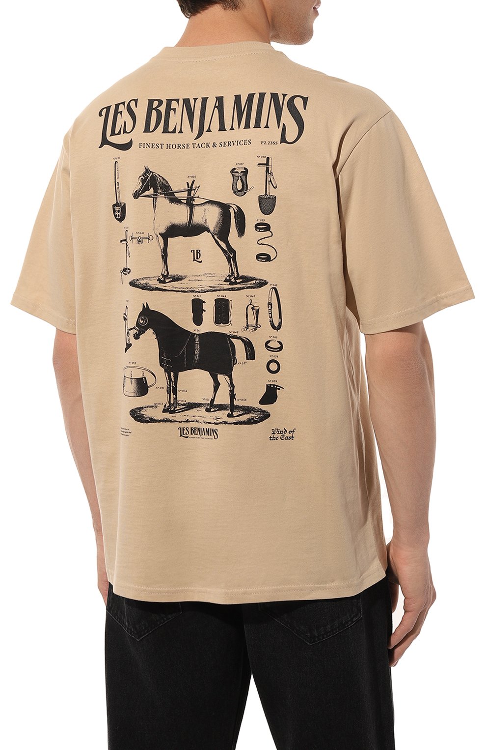 Хлопковая футболка LES BENJAMINS, арт. LB23SSH0EMUTS-009, фото 4
