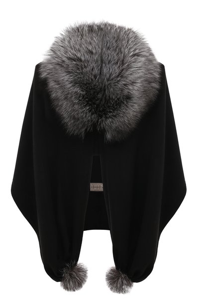 Женский капюшон с мехом лисы VICTORIA KUSENKOVA, арт. 199304123548