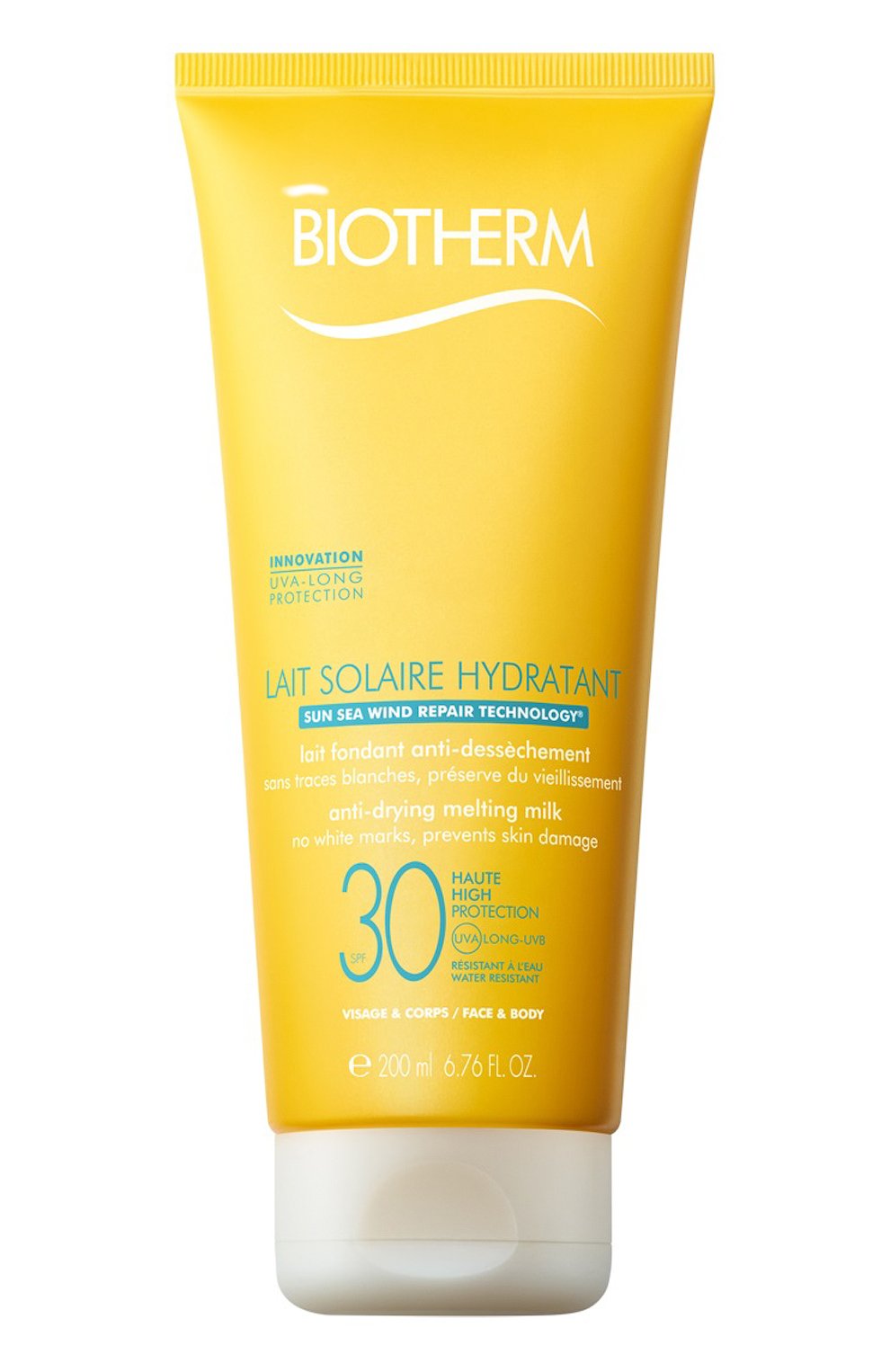 Солнцезащитное молочко для тела lait solaire hydrytant spf 30 (200ml) BIOTHERM, арт. 3614271701367, фото 1
