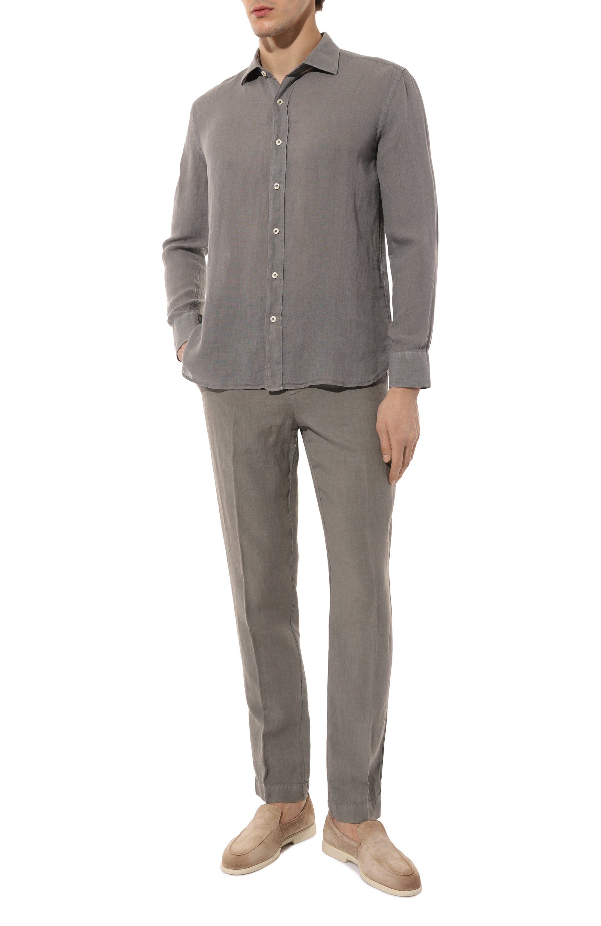 Льняные брюки 120% LINO, арт. 32ALIM2411/0253/000, фото 2