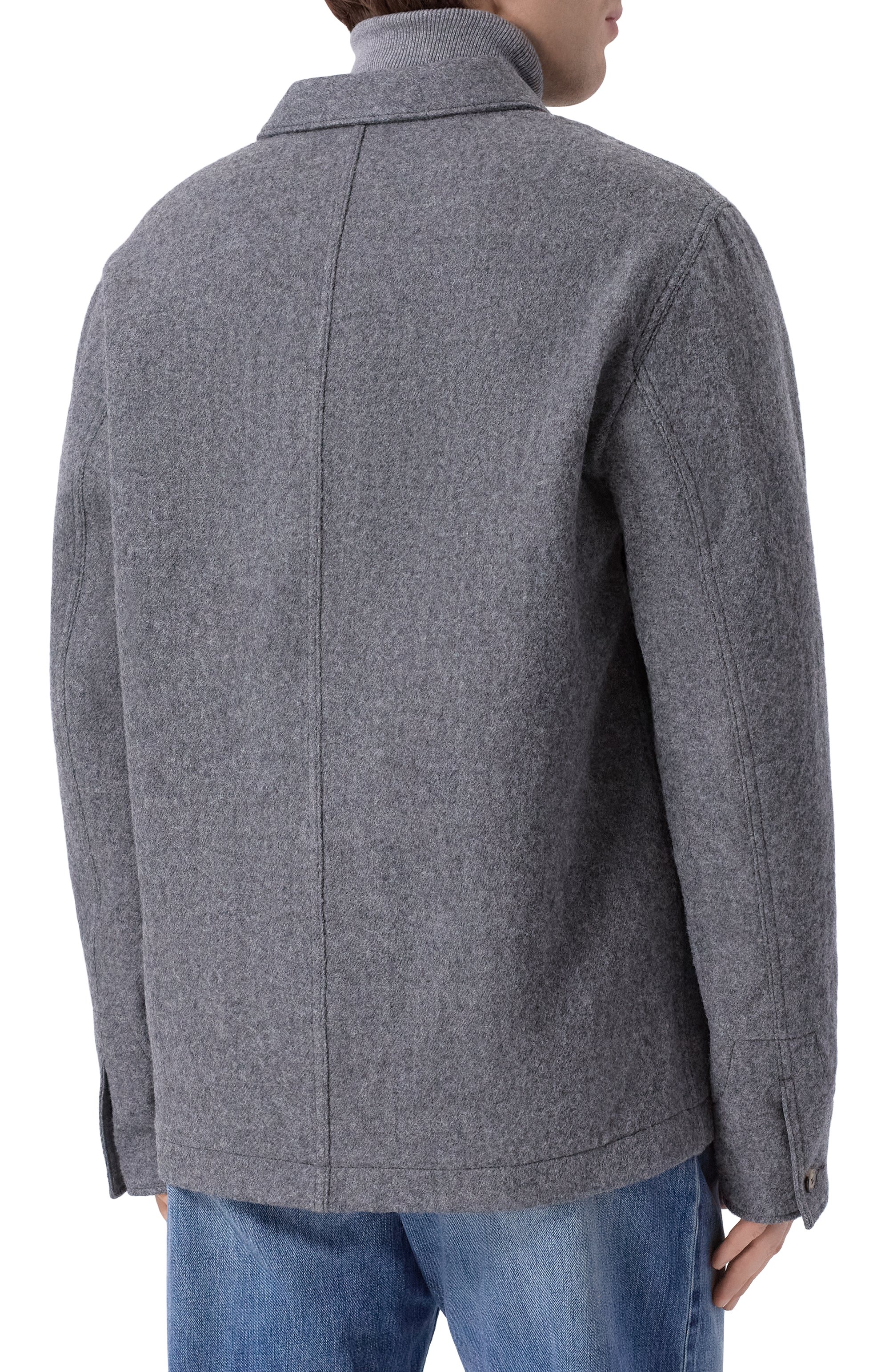 Шерстяная куртка-рубашка JACOB COHEN, арт. 25I P/JUM_E0033 081 T806A RW, фото 4