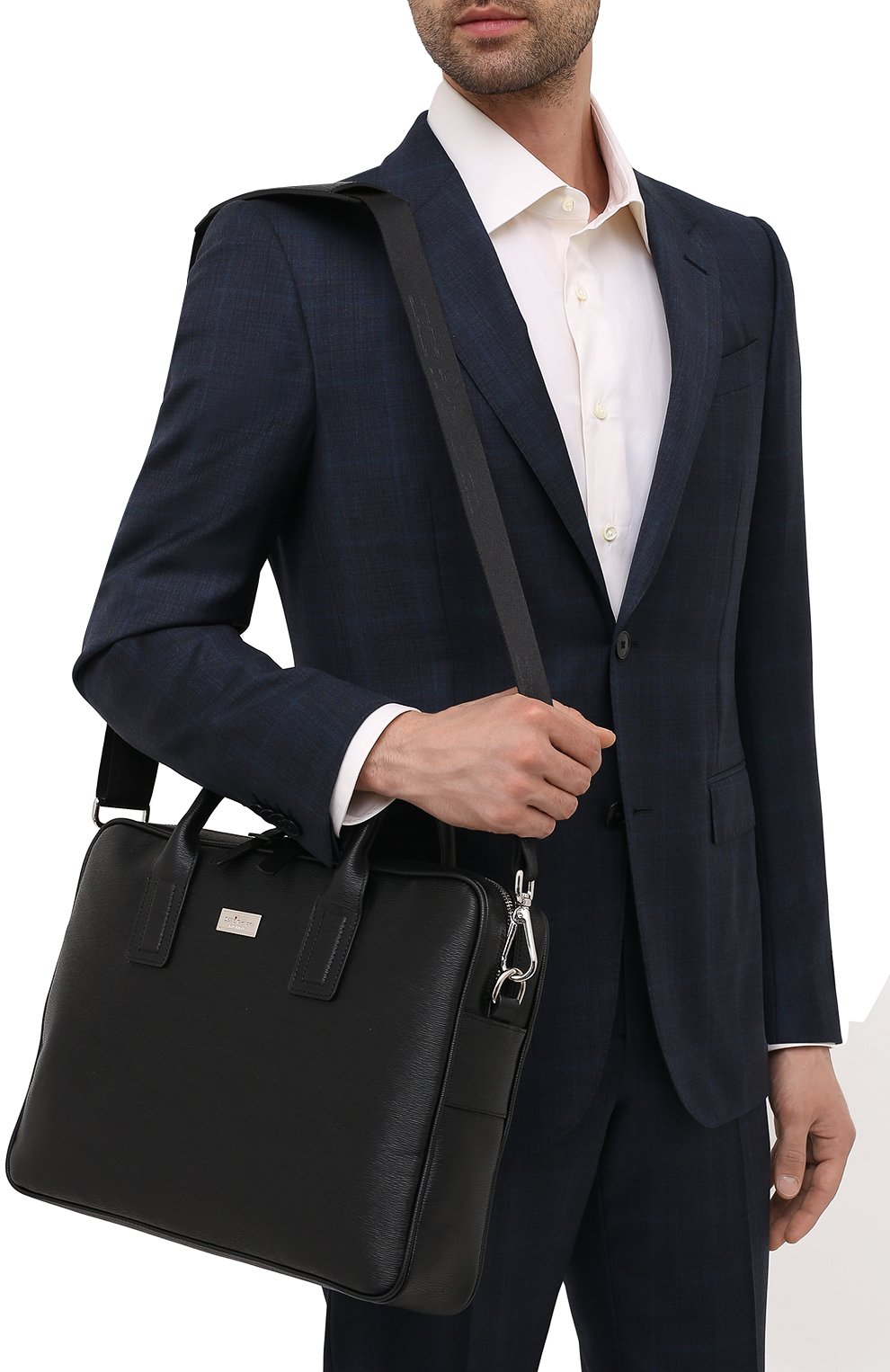 Кожаная сумка для ноутбука KITON, арт. UBLAPSN00815, фото 5