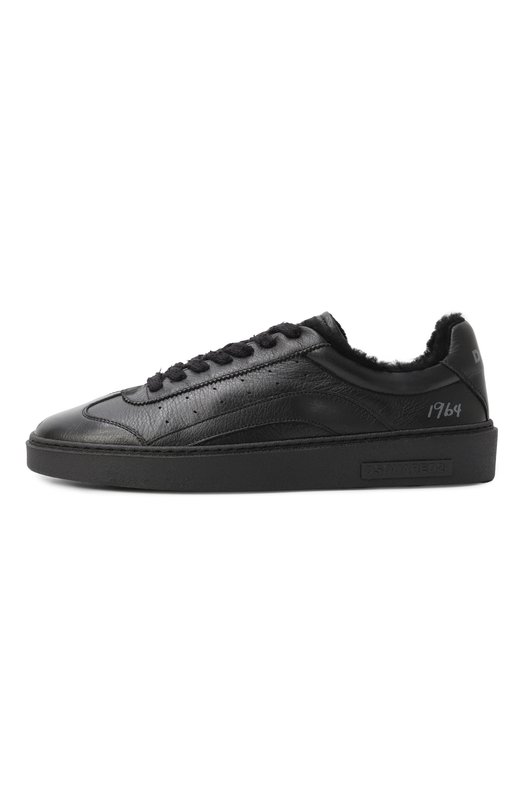 Кожаные кеды Rider Dsquared2 SNM0452/01506719 Чёрный  SNM0452/01506719 Фото 4