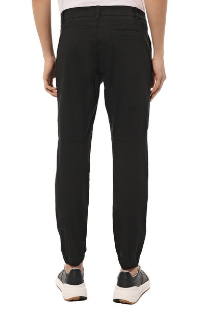 Хлопковые джоггеры BOGNER черного цвета по цене 24700 руб., арт. 18007252, фото 4 Хлопковые джоггеры BOGNER, арт. 18007252, фото 4