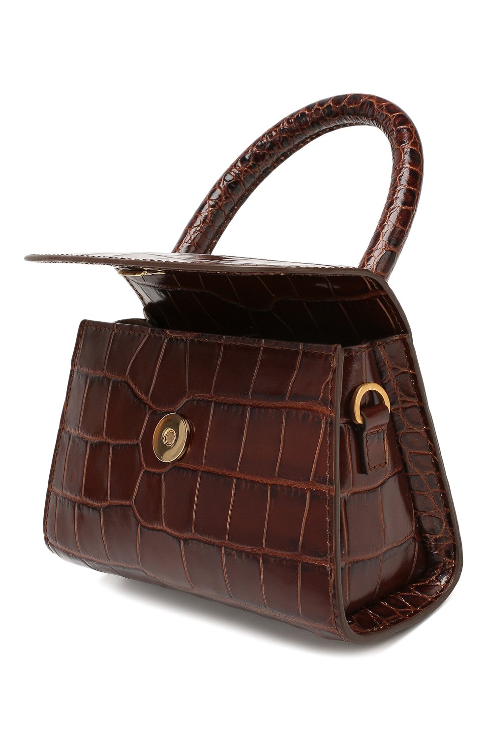 Сумка mini BY FAR коричневого цвета по цене 55150 руб., арт. 18FWMINANEDSMA, фото 4 Сумка mini BY FAR, арт. 18FWMINANEDSMA, фото 4