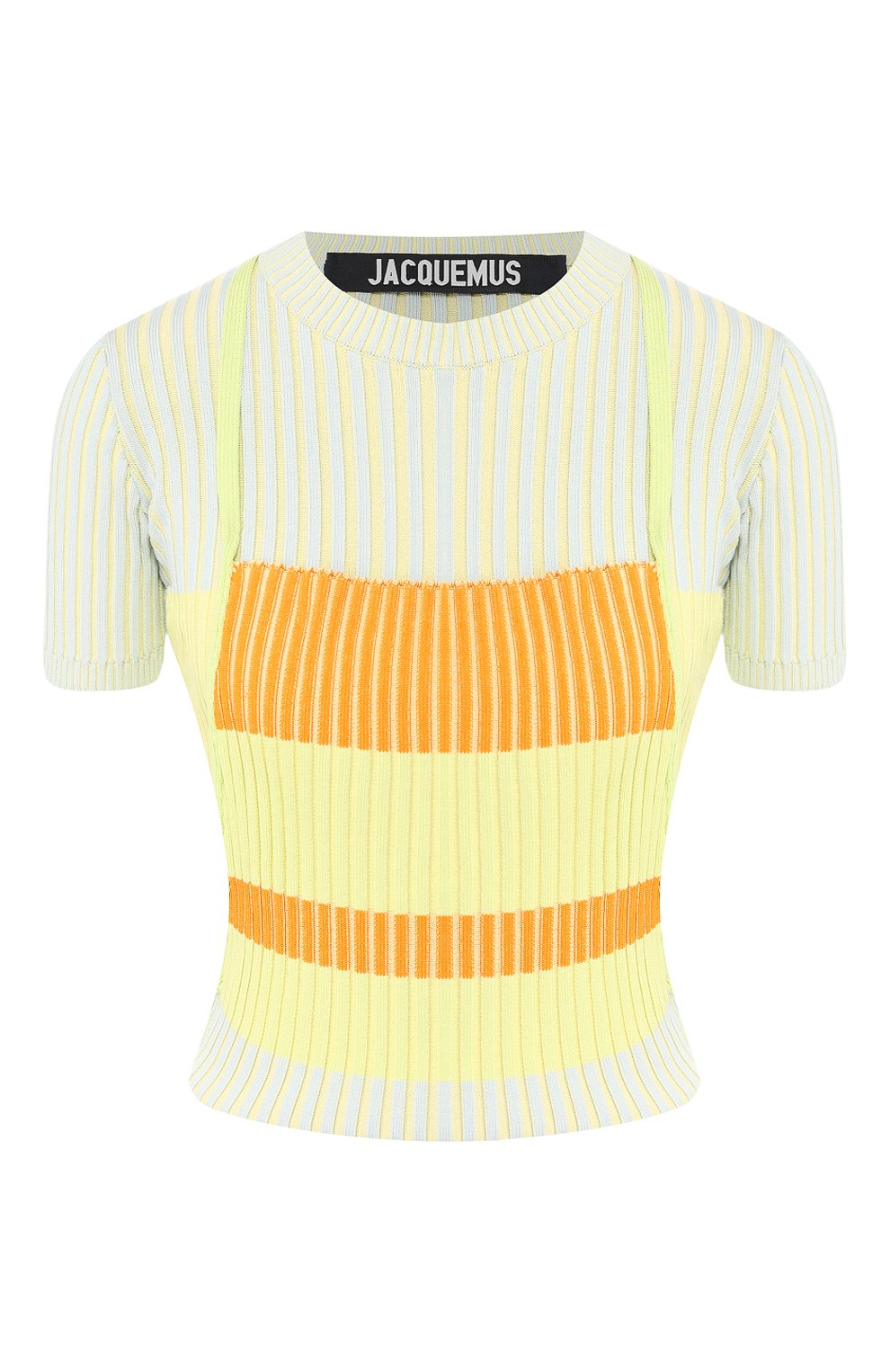 Топ из смеси вискозы и хлопка JACQUEMUS, арт. 201KN34/48521, фото 1