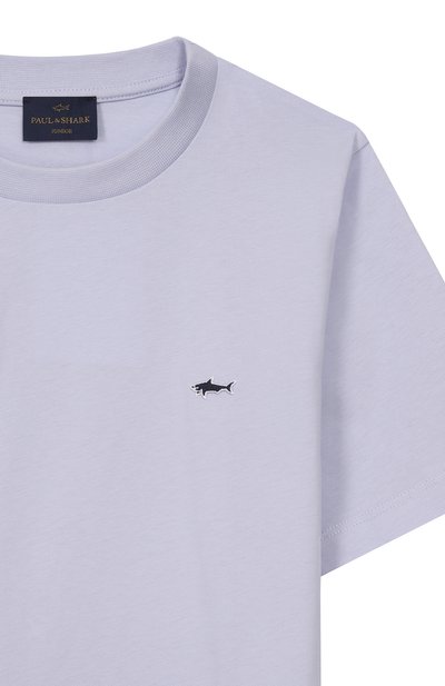 Хлопковая футболка PAUL & SHARK JUNIOR, арт. WUM004/LAA54/10A-16A, фото 3