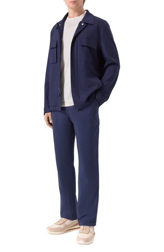 Хлопковая футболка Brunello Cucinelli M0B137451G Серый  M0B137451G Фото 2