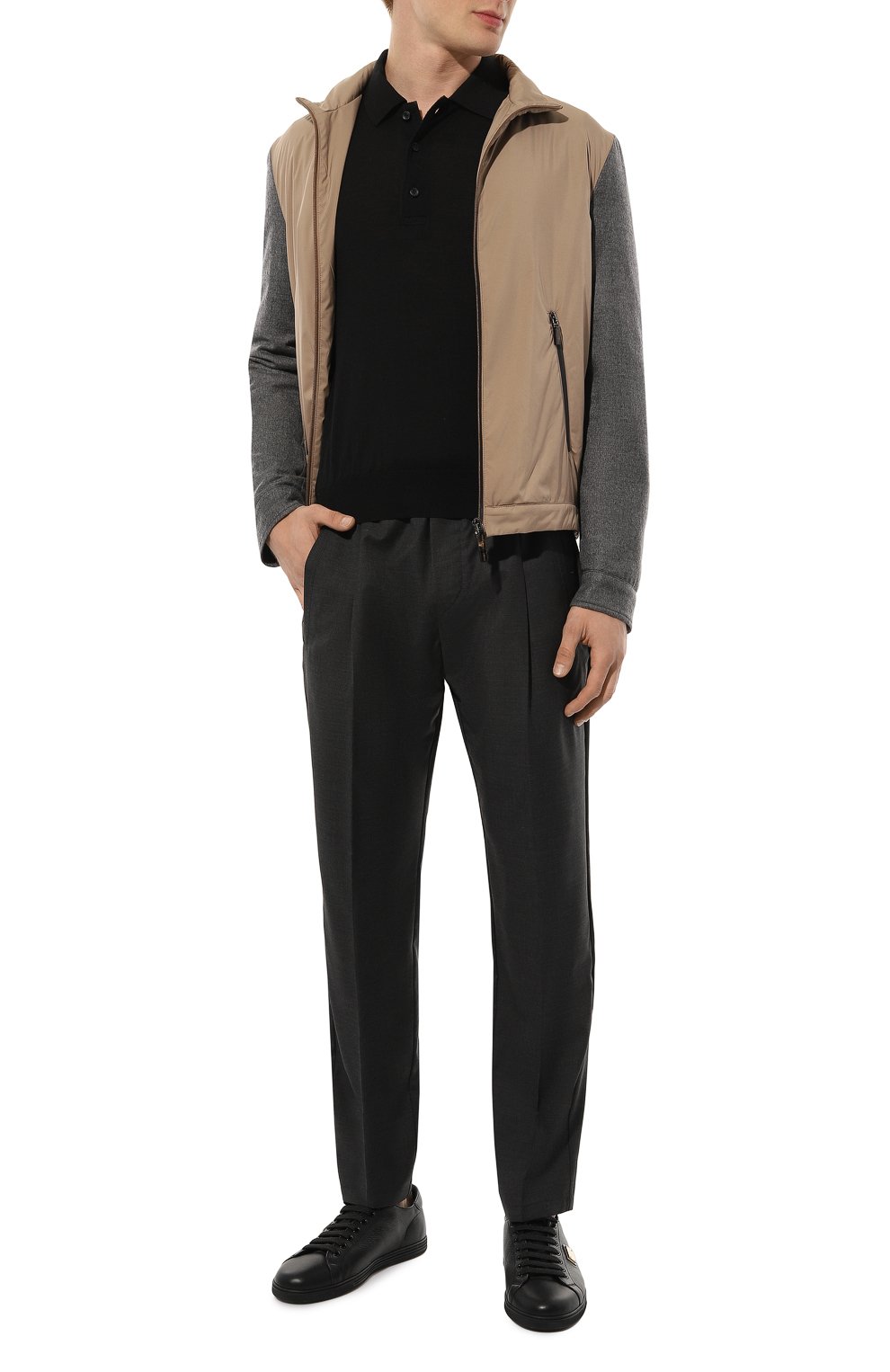 Кожаные кеды saint tropez DOLCE & GABBANA, арт. CS1735/AN990, фото 2