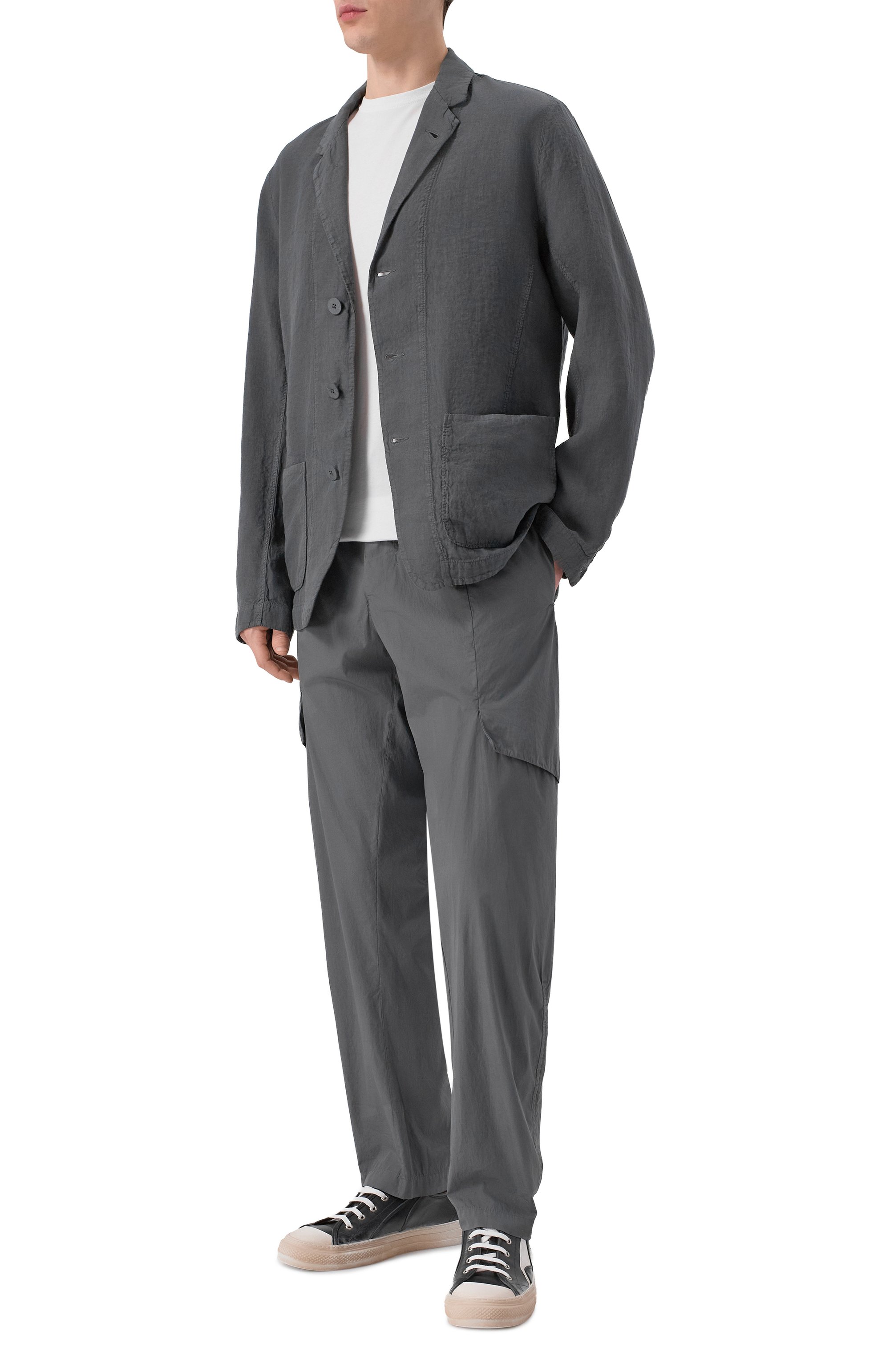 Льняной пиджак TRANSIT, арт. CFUTRCD133, фото 2