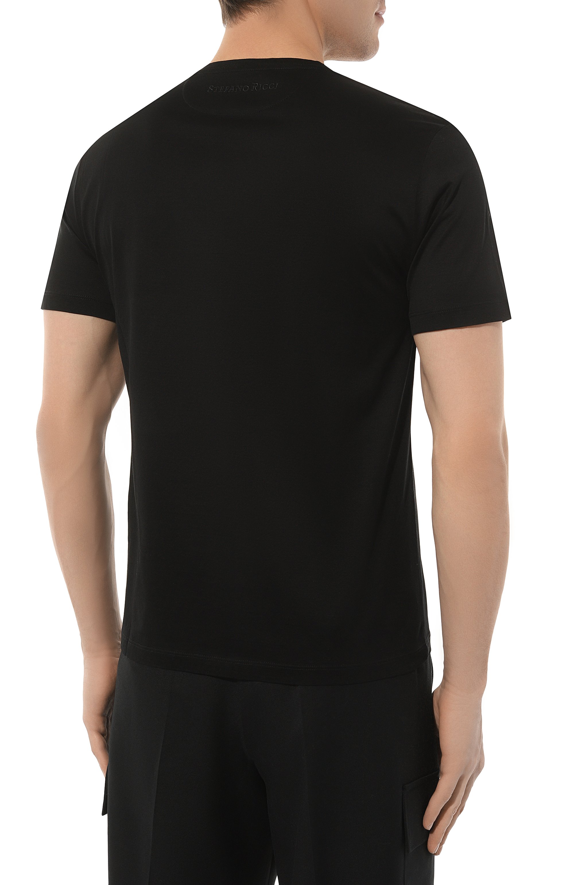 Хлопковая футболка STEFANO RICCI, арт. MNH4102990/TE0001, фото 4
