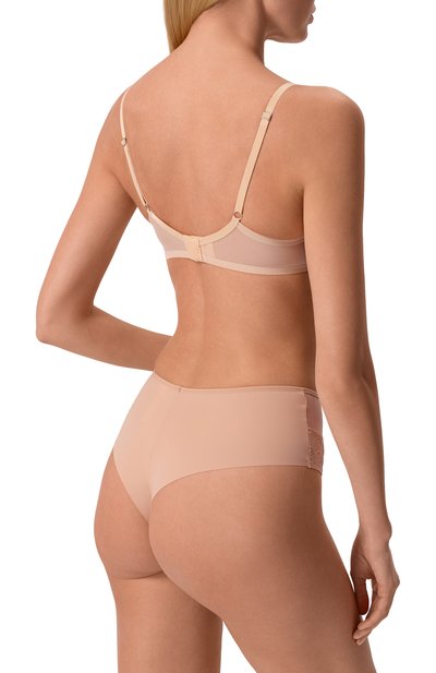 Трусы-танга MAISON LEJABY бежевого цвета по цене 9300 руб., арт. E12266, фото 3 Трусы-танга MAISON LEJABY, арт. E12266, фото 3