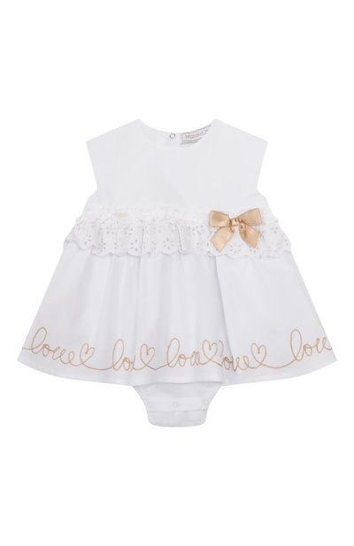 Хлопковое боди MONNALISA, арт. 35E208, фото 1