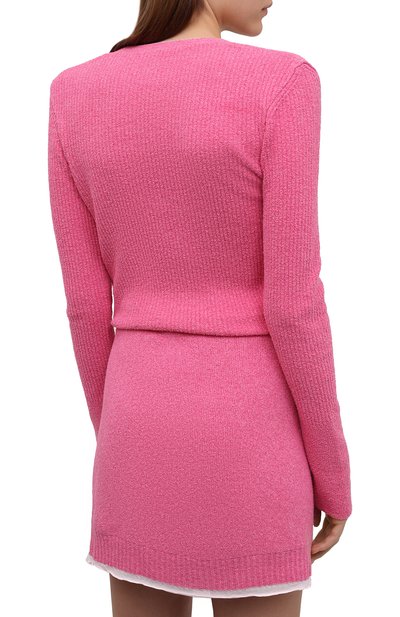 Кардиган из хлопка и вискозы JACQUEMUS, арт. 211KN402-2006, фото 4