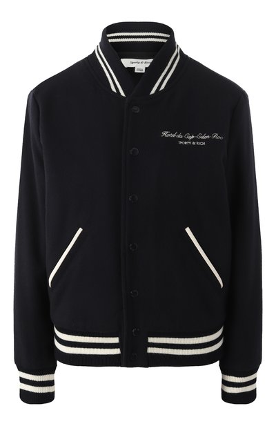 Женский шерстяной бомбер SPORTY AND RICH, арт. 0W007501651BL32