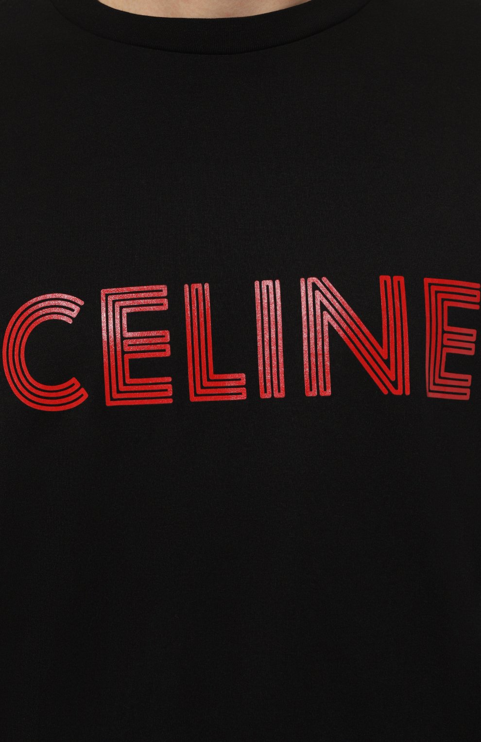 Хлопковая футболка CELINE, арт. 2X51I671Q, фото 5