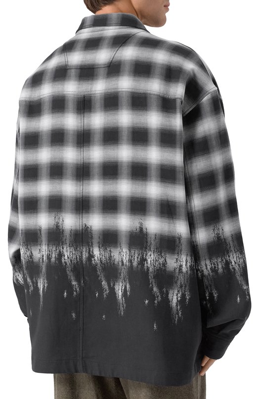 Хлопковая рубашка Juun.J JC5864P115 Серый  JC5864P115 Фото 4