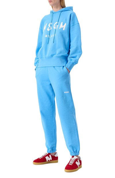 Хлопковое худи MSGM, арт. 3841MDM515/257000, фото 2