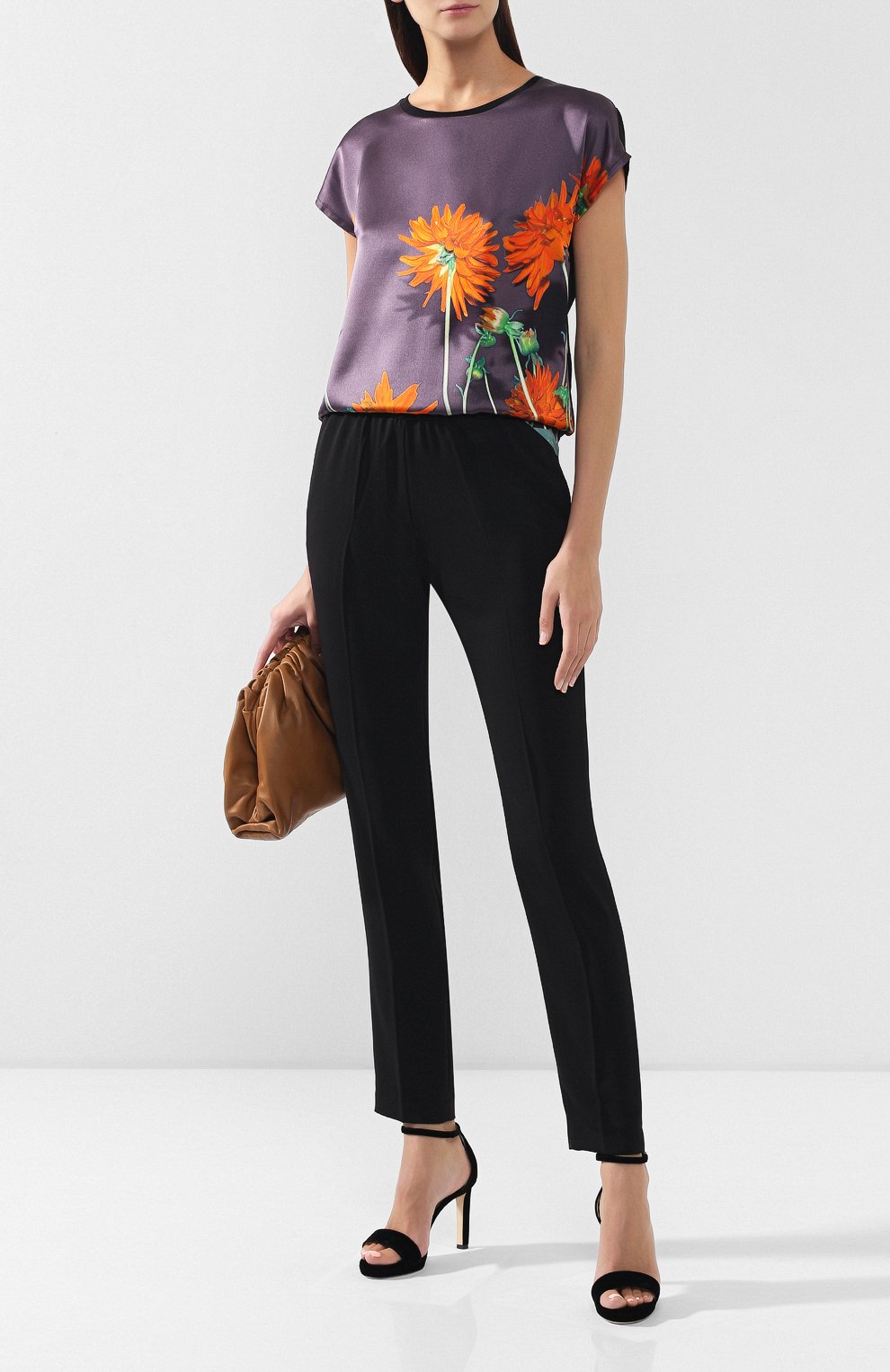 Брюки со стрелками DRIES VAN NOTEN черного цвета по цене 39950 руб., арт. 192-10905-8322, фото 2 Брюки со стрелками DRIES VAN NOTEN, арт. 192-10905-8322, фото 2