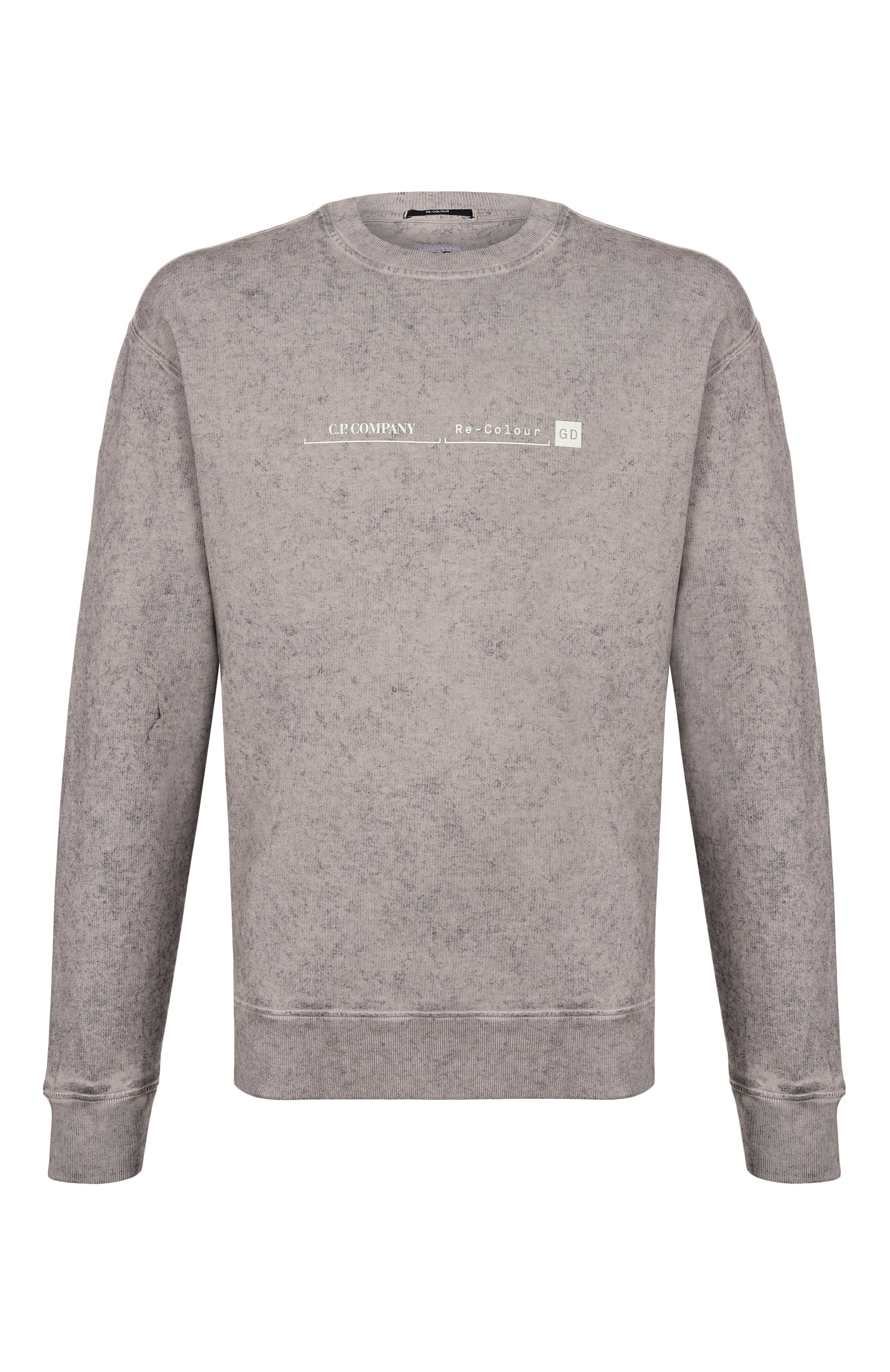 Хлопковый свитшот C.P. COMPANY темно-серого цвета по цене 46350 руб., арт. 21CMSS175A/006453S, фото 1 Хлопковый свитшот C.P. COMPANY, арт. 21CMSS175A/006453S, фото 1