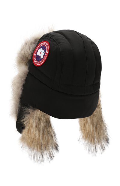 Шапка-ушанка CANADA GOOSE черного цвета по цене 27300 руб., арт. 5187L, фото 2 Шапка-ушанка CANADA GOOSE, арт. 5187L, фото 2