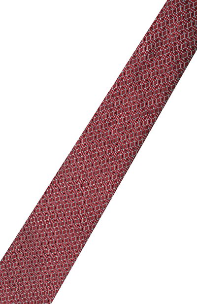 Шелковый галстук LANVIN красного цвета по цене 15400 руб., арт. 3100/TIE, фото 4 Шелковый галстук LANVIN, арт. 3100/TIE, фото 4