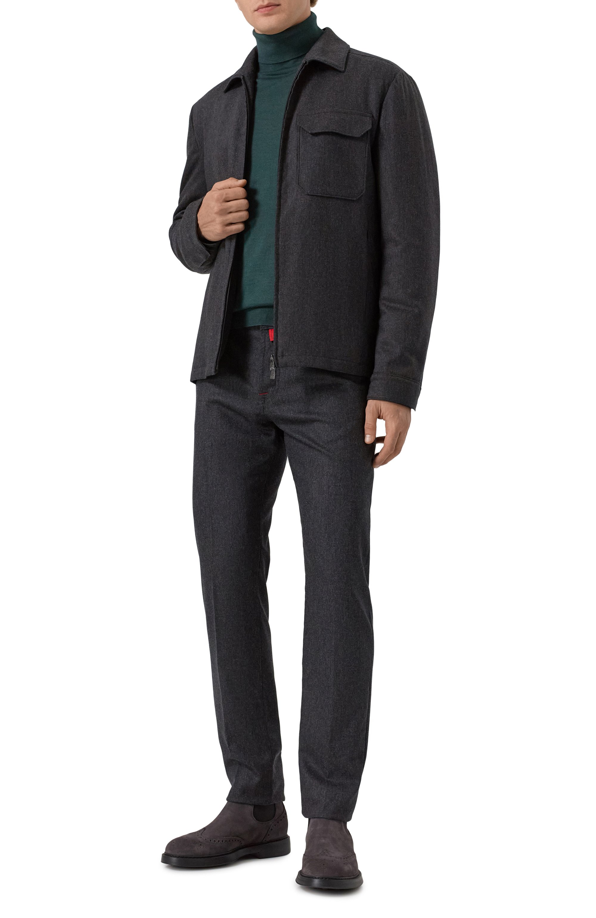 Замшевые челси DOUCAL'S, арт. DU3091BRUXUF009N, фото 2