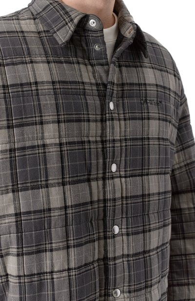 Утепленная куртка-рубашка OFF-WHITE, арт. 0MES01AF25FAB002, фото 5