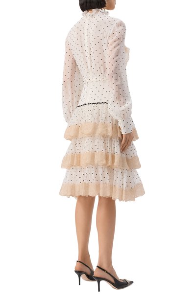 Шелковое платье VALENTINO, арт. 6B0VAD40/93M, фото 4