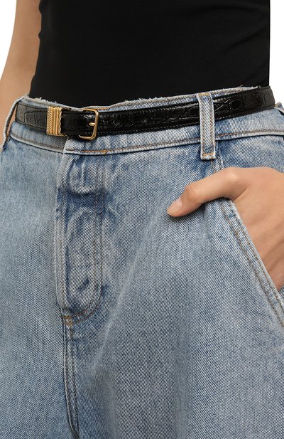 Кожаный ремень SAINT LAURENT, арт. 650974, фото 2