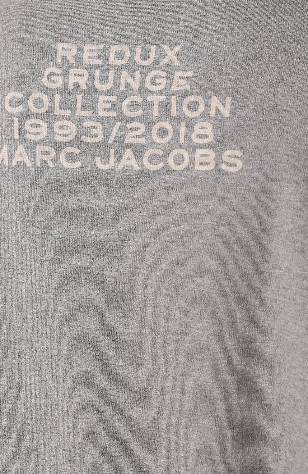 Хлопковая футболка MARC JACOBS (THE) серого цвета по цене 11050 руб., арт. M4007848, фото 5 Хлопковая футболка MARC JACOBS (THE), арт. M4007848, фото 5