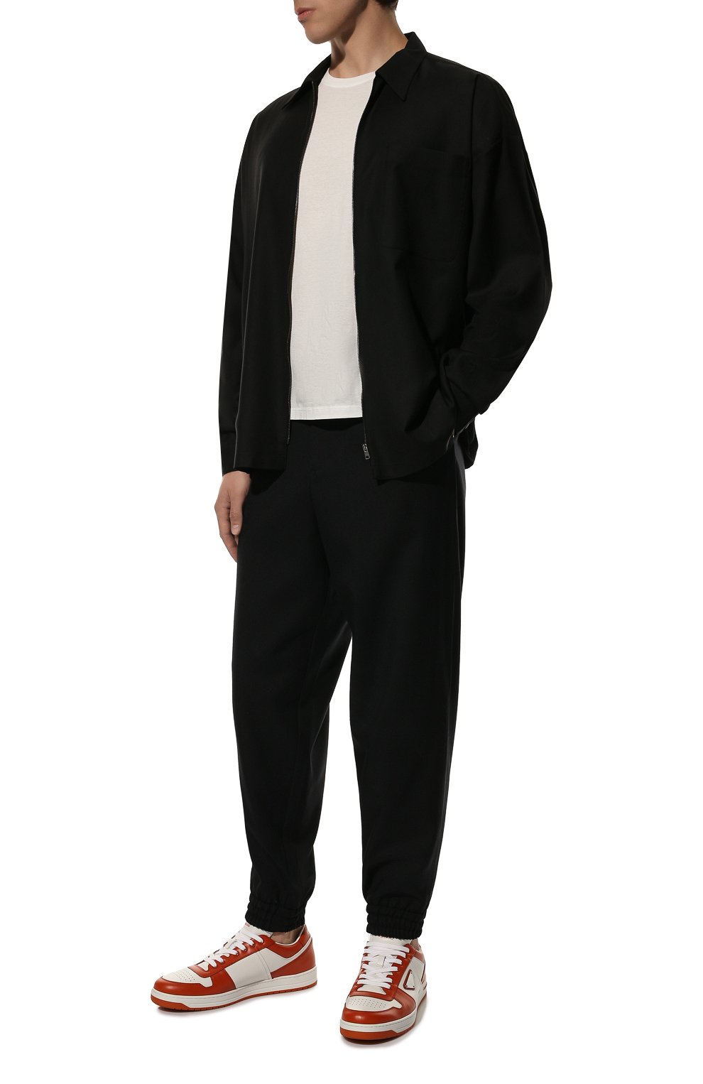 Шерстяные джоггеры PRADA, арт. SPH212-1XMB-F0002-221, фото 2