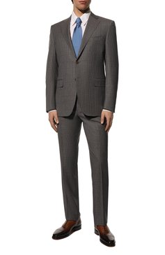 Кожаные оксфорды SANTONI, арт. MCWG18118MB1BSH3, фото 1