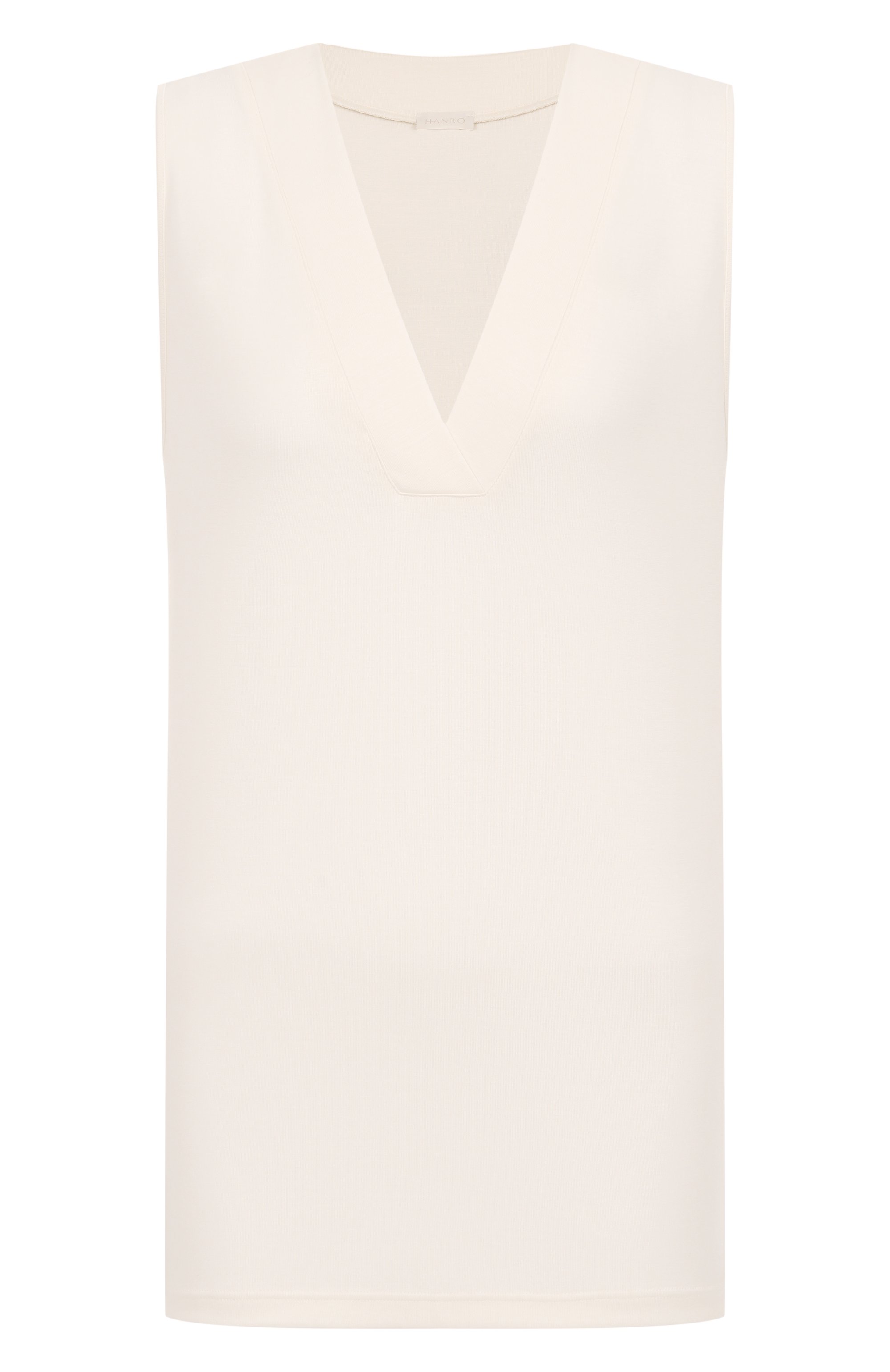Топ HANRO кремового цвета по цене 20630 руб., арт. 078477, фото 1 Топ HANRO, арт. 078477, фото 1