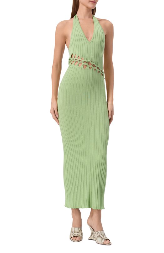 Платье из вискозы Iro WM33KELLIA Зелёный  WM33KELLIA Фото 2